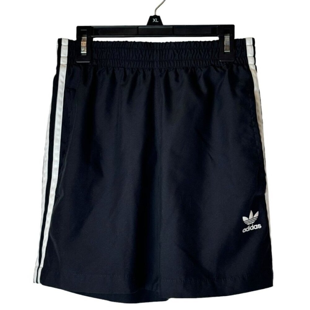 Adidas Shorts‎ Men XS Black White Adicolor 3 Stripes Athletic Activewear Running